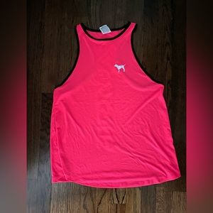 Pink Tops | Vs Pink Small Logo Back Ultimate Tank | Color: Pink | Size: S